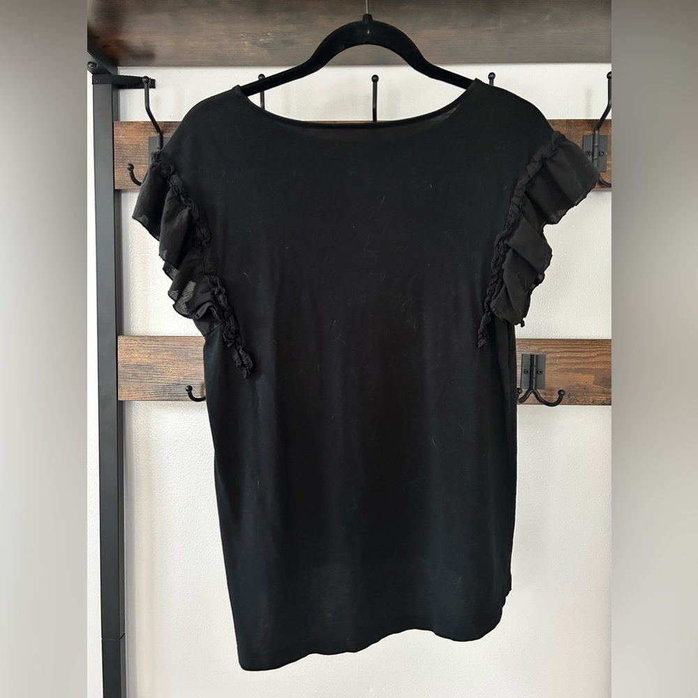 Women’s A New Day Cotton Shirt with Decorative Shoulder Size Small